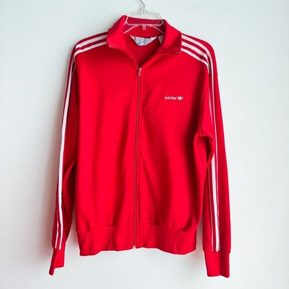 Vintage Adidas Prince Philip Games Canada Red Zip up Jacket M - Picture 7 of 7
